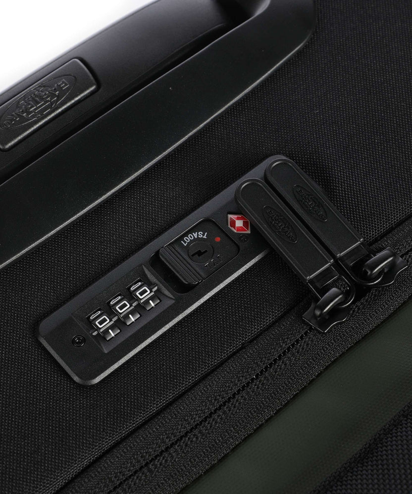 Eastpak Cnnct Tranverz M Travel bag with wheels top khaki