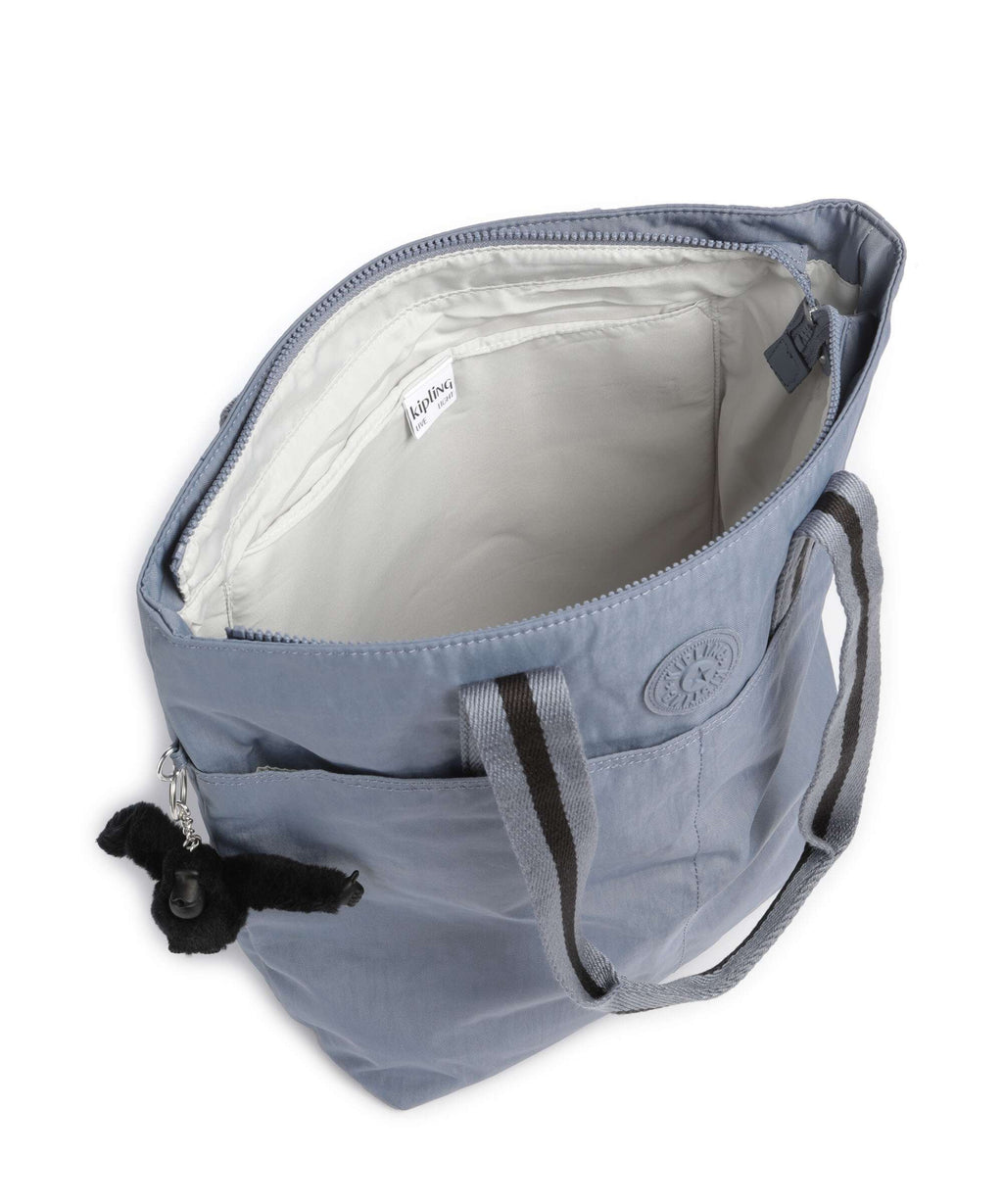 Kipling Basic Hanifa Tote bag blue stone