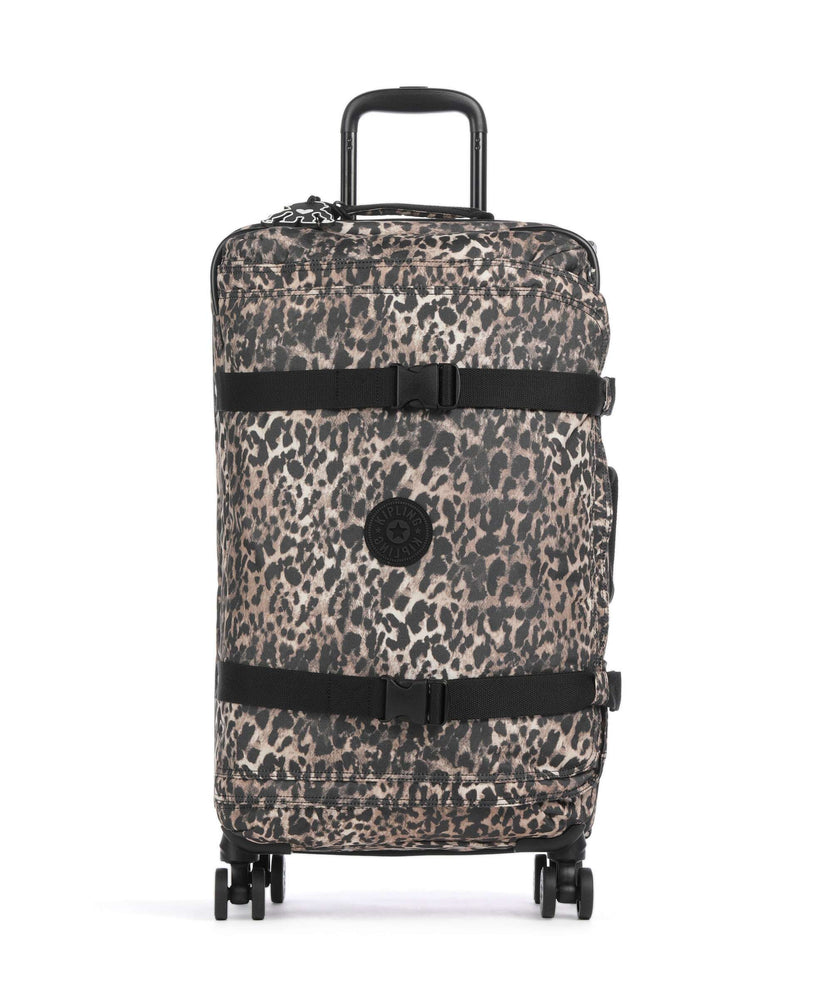 Kipling Basic Spontaneous M Spinner (4 wheels) wild leopard