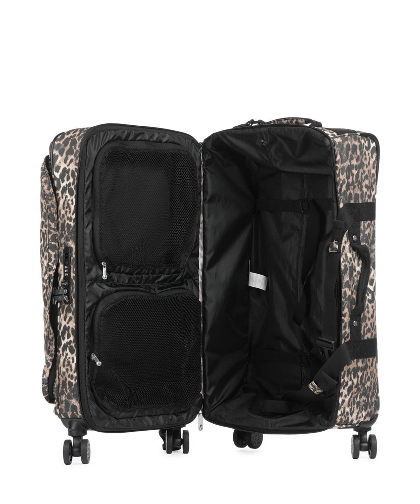 Kipling Basic Spontaneous M Spinner (4 wheels) wild leopard