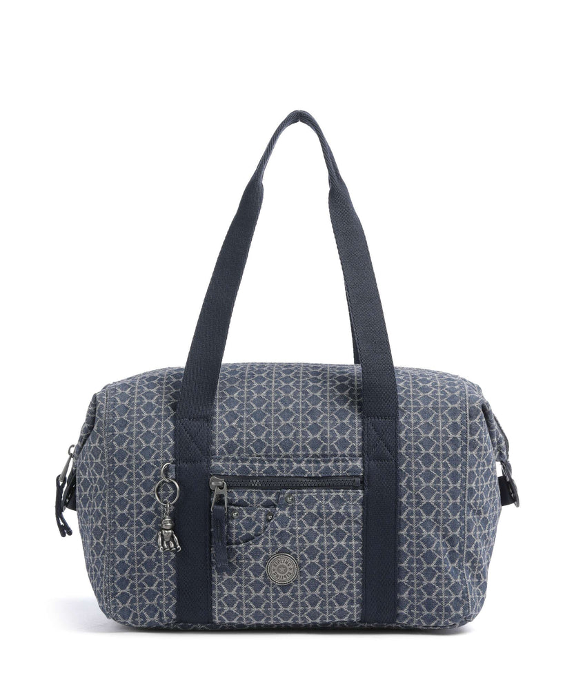 Kipling Denim Love Casual Art Tote bag signature denim