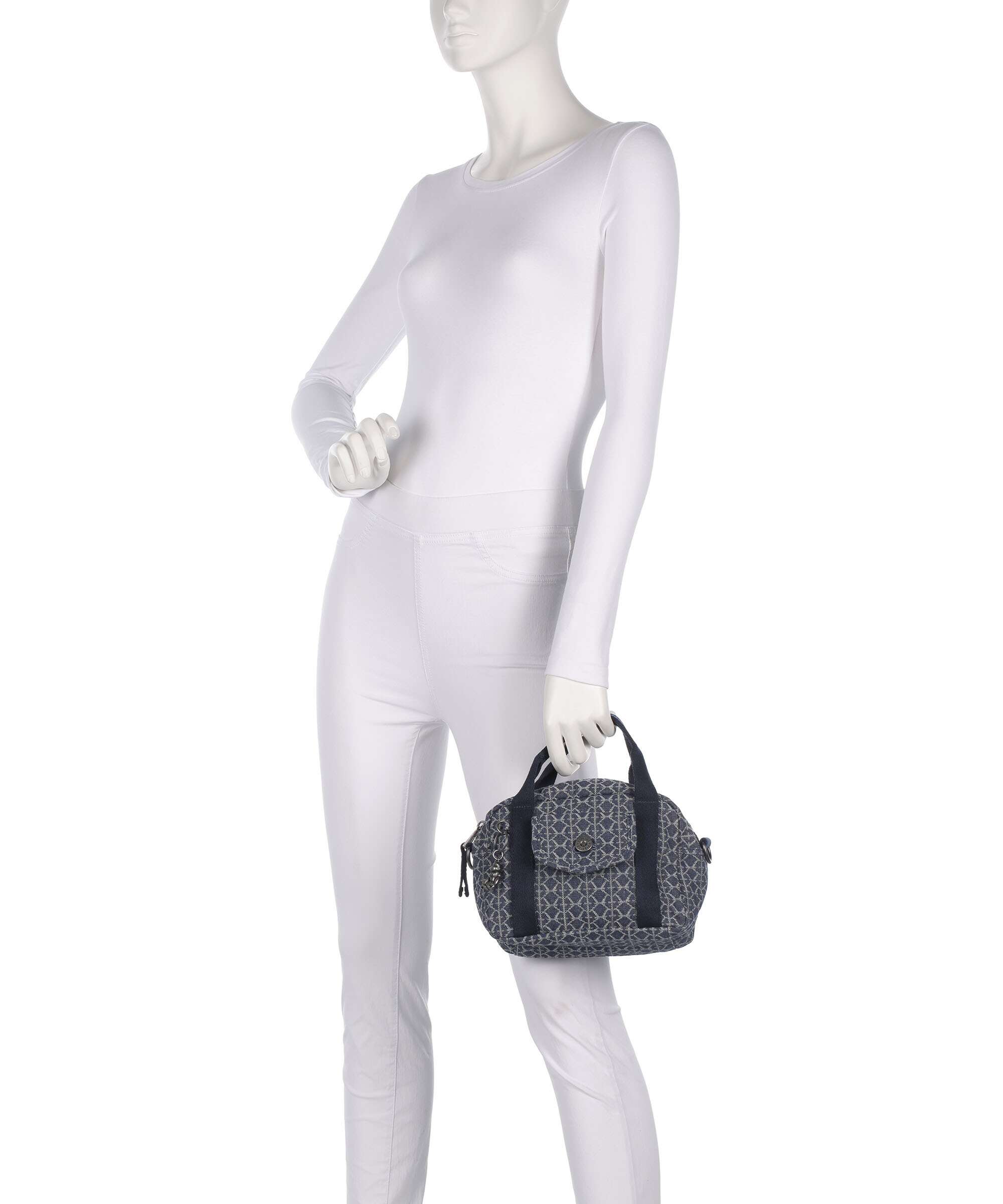 Kipling Denim Love Kazia Handbag signature denim