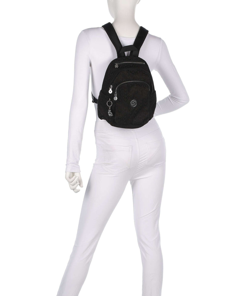 Kipling Elevated Delia Mini Backpack noir sign