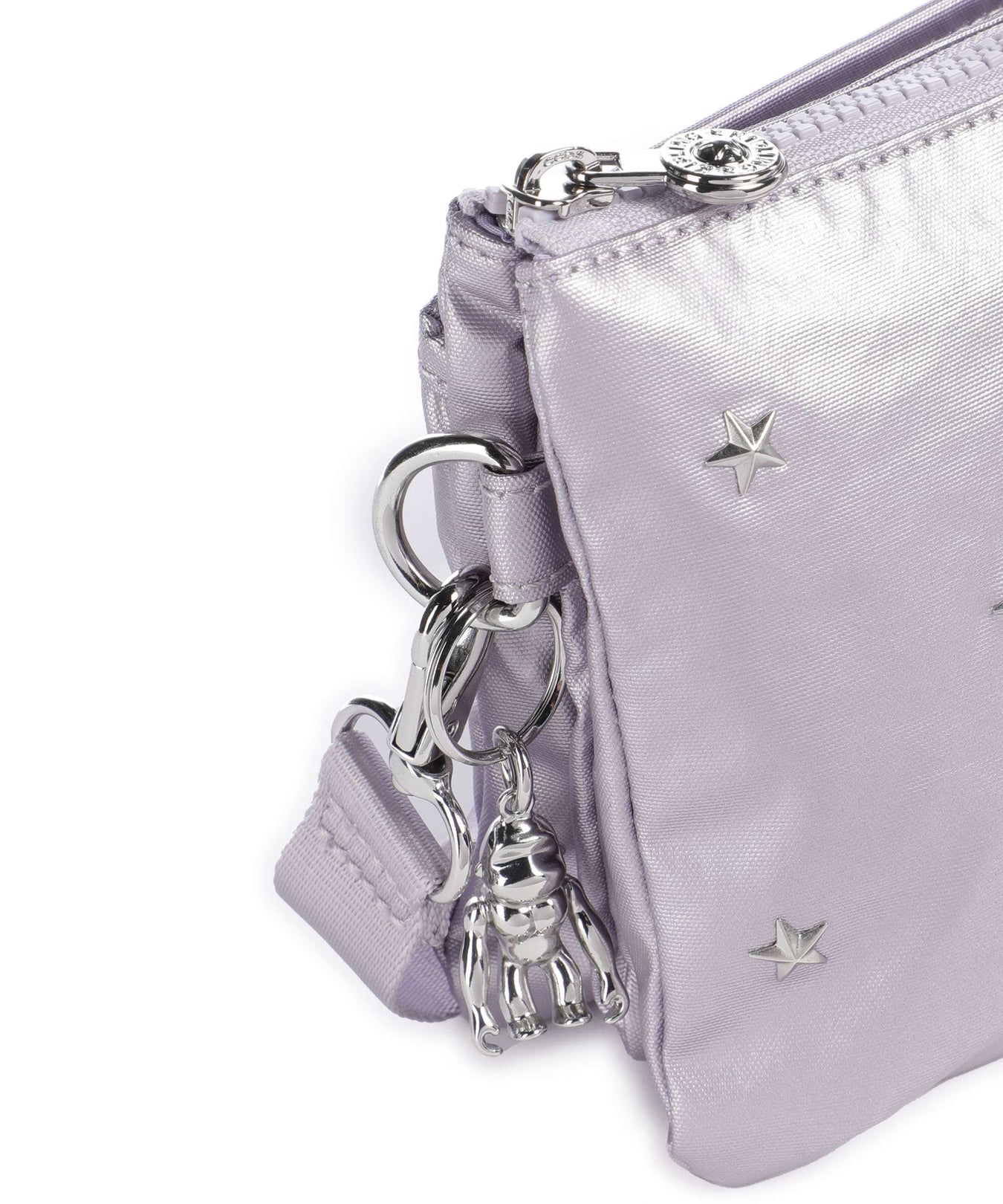 Kipling Holiday Riri Crossbody bag lilac/metallic