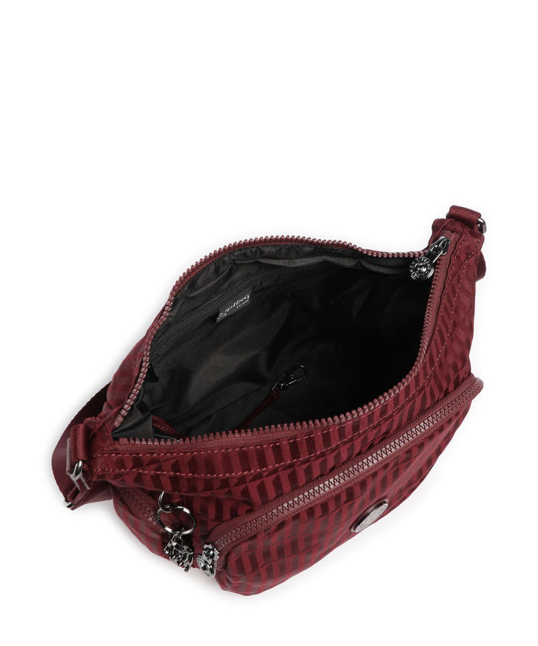 Kipling Elevated Gabb S Crossbody bag maroon tile