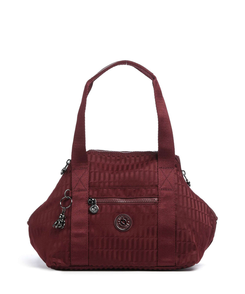 Kipling Elevated Art Mini Handbag maroon tile