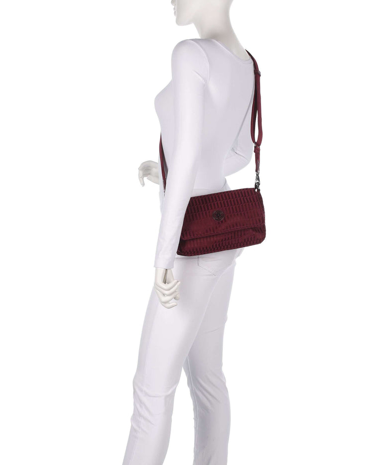 Kipling Elevated Aras Up Shoulder bag maroon tile