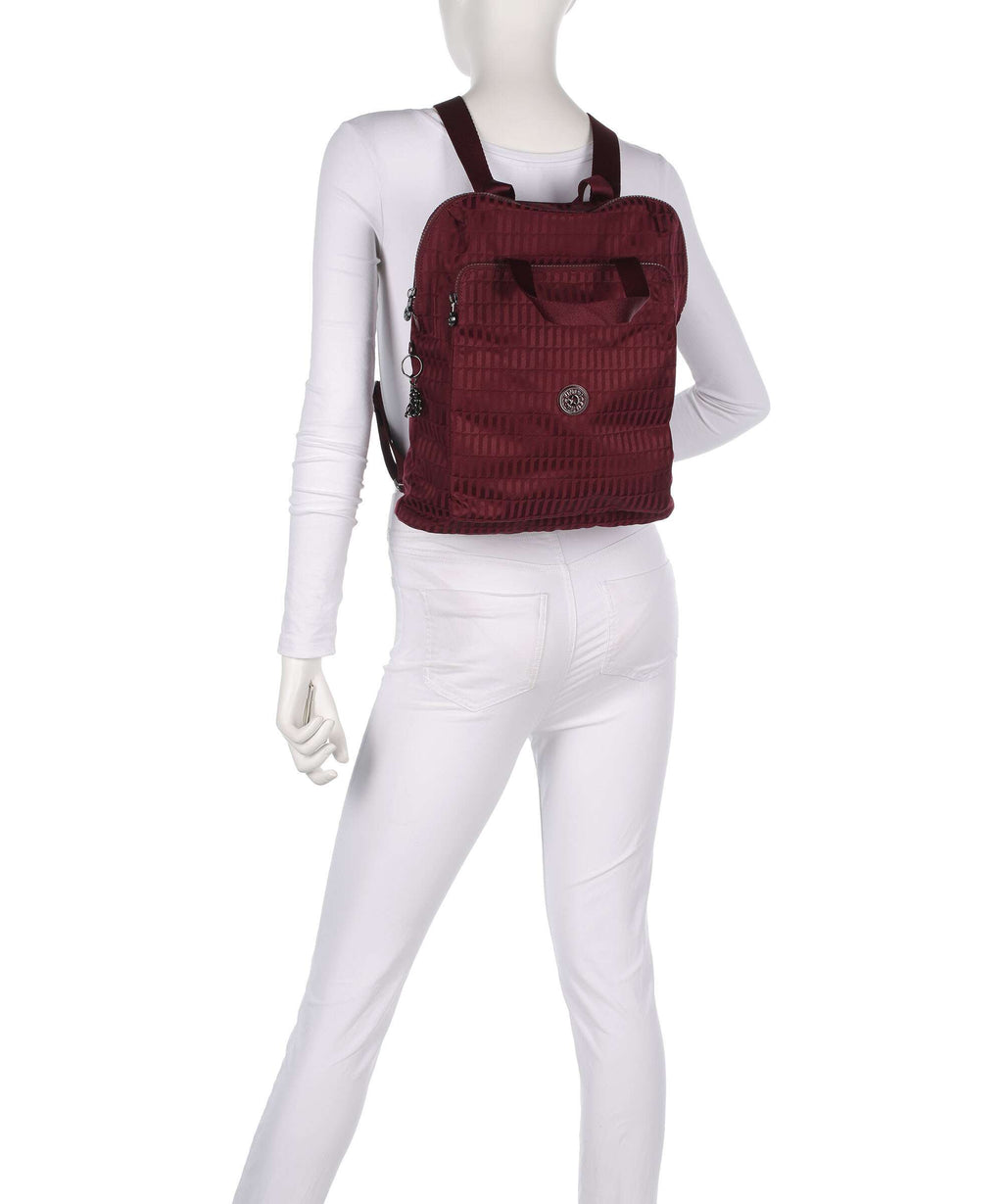 Kipling Elevated Kazuki Backpack maroon tile