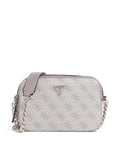 Guess Noelle Crossbody bag dark taupe logo