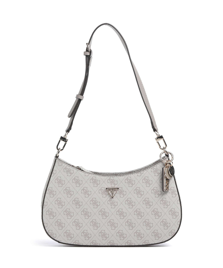 Guess Noelle Shoulder bag dark taupe logo
