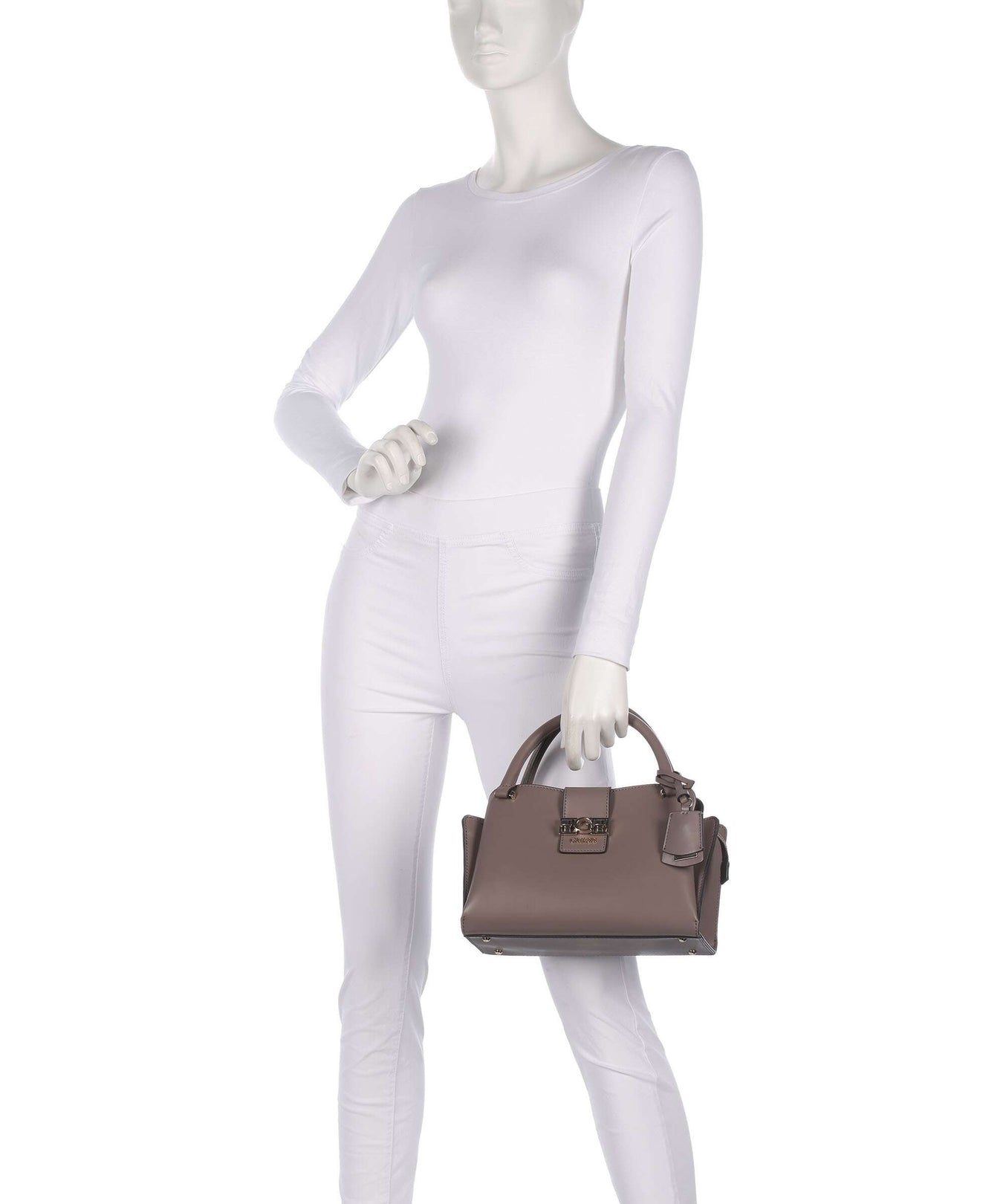 Guess Jane Handbag dark taupe