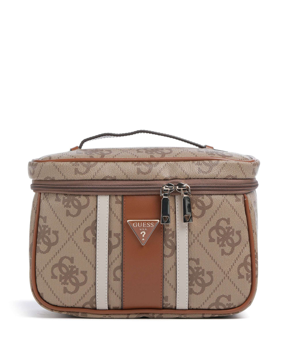 Guess Erenia Toiletry bag latte logo