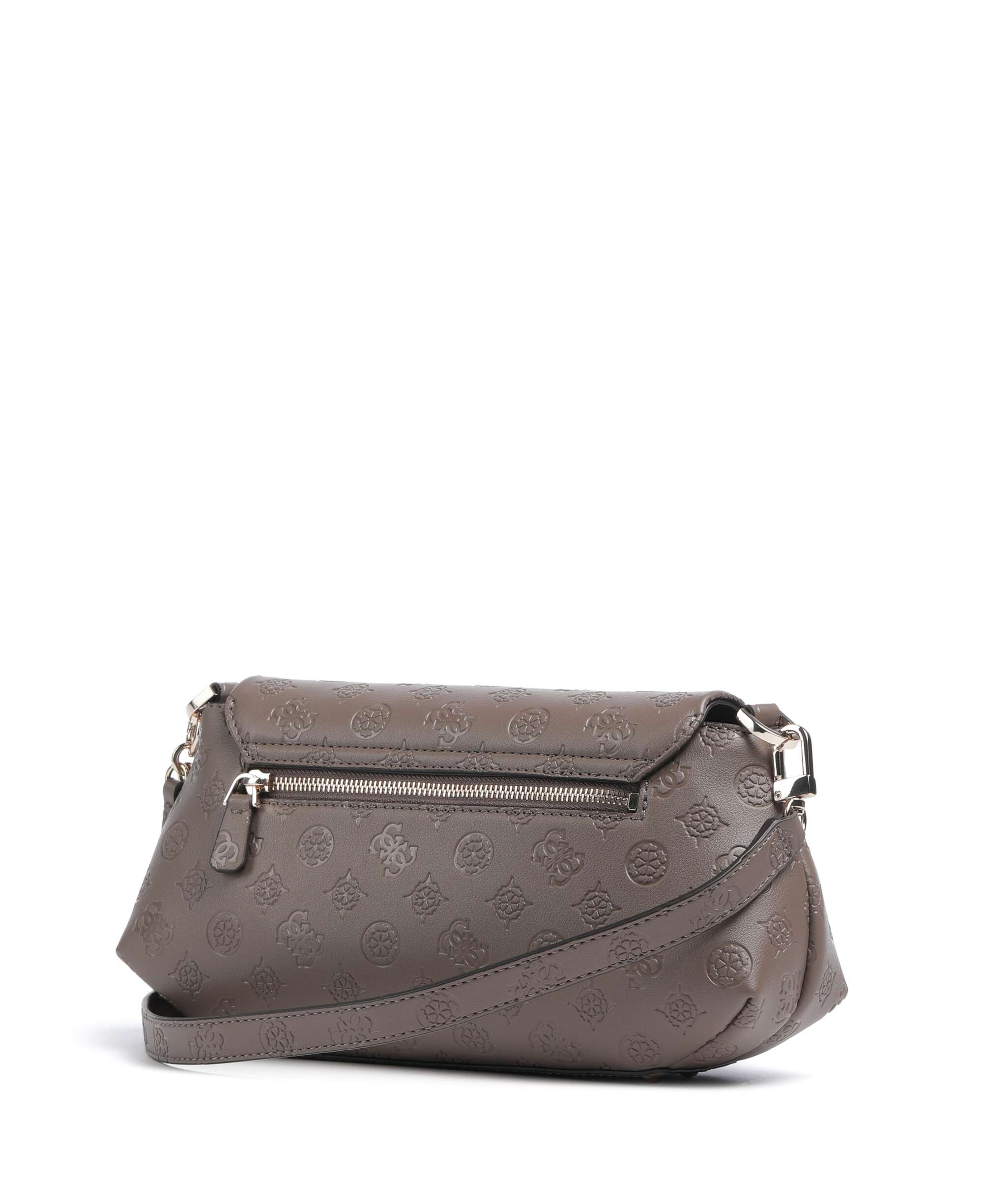 Guess Carmella Crossbody bag taupe logo