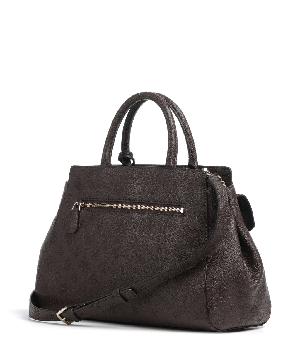 Guess Blake Large Handbag brown logo