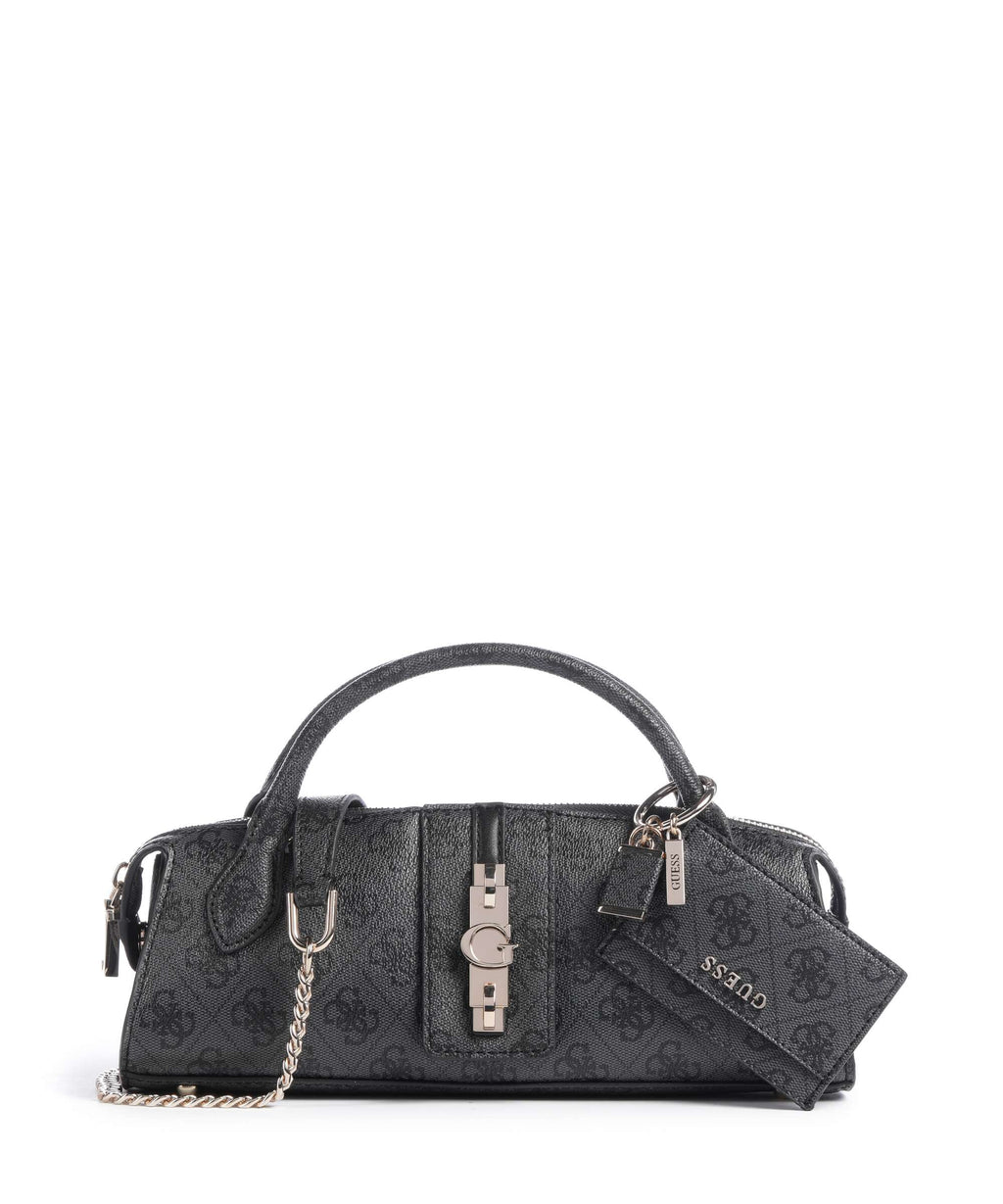 Guess Yvonne Logo Mini Handbag coal logo