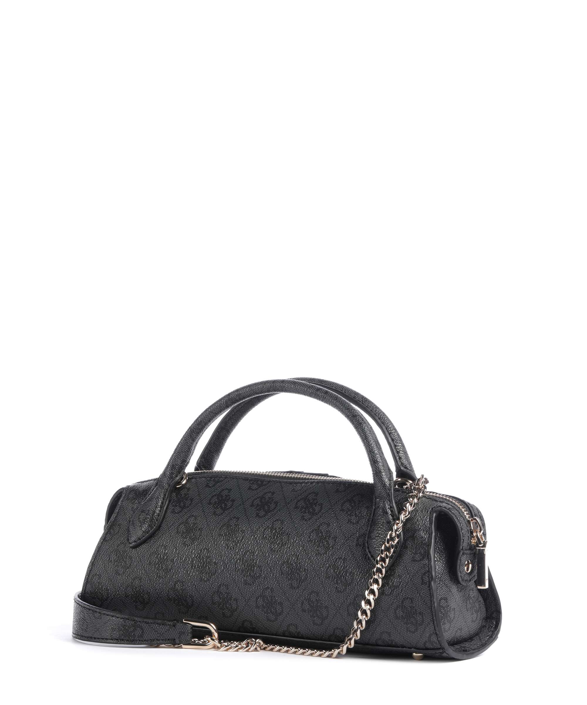 Guess Yvonne Logo Mini Handbag coal logo