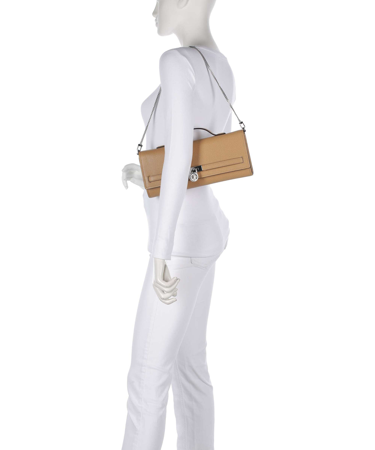 Michael Kors Hamilton Moderne Medium Shoulder bag peanut