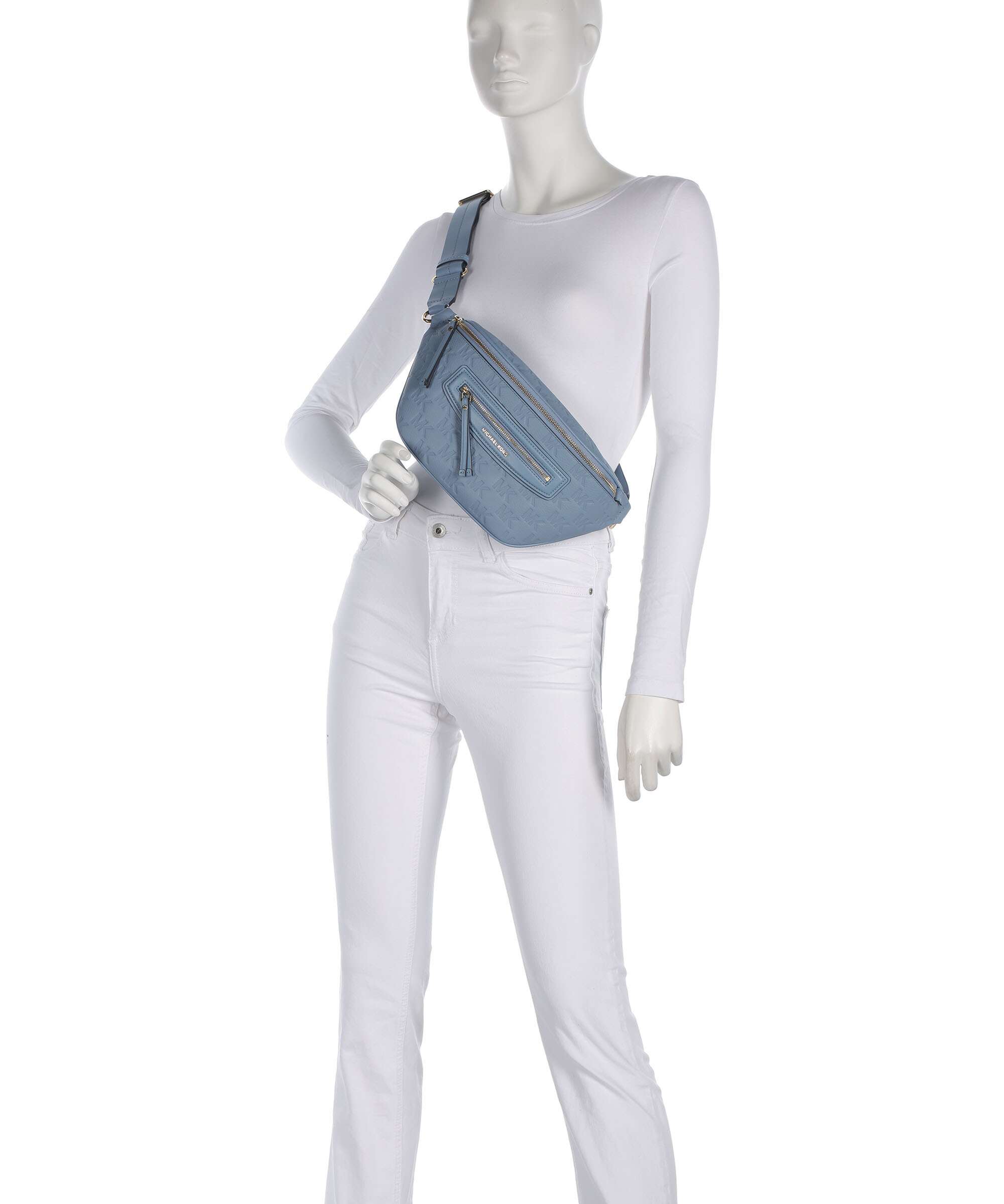 Michael Kors Jet Set Travel Medium Belt bag chambray