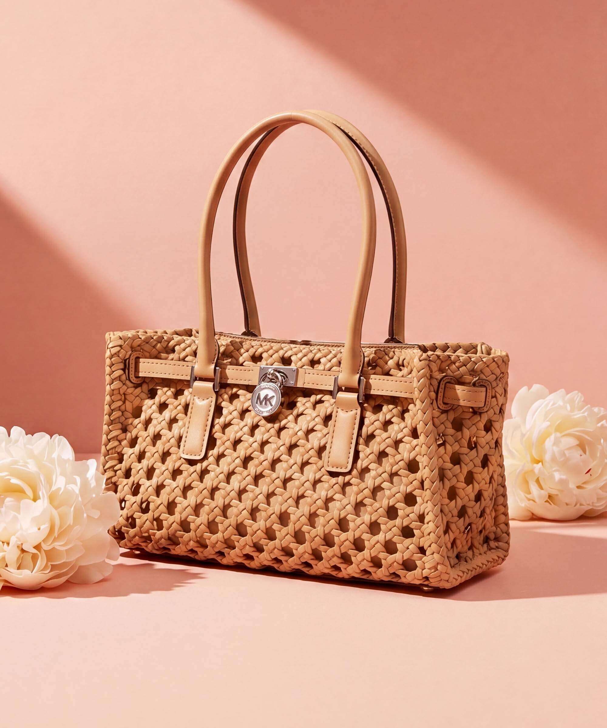 Michael Kors Hamilton Moderne Small Shoulder bag peanut