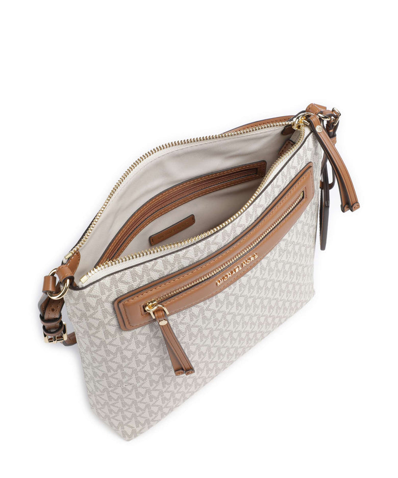 Michael Kors Jet Set Travel Large Crossbody bag vanilla/acrn