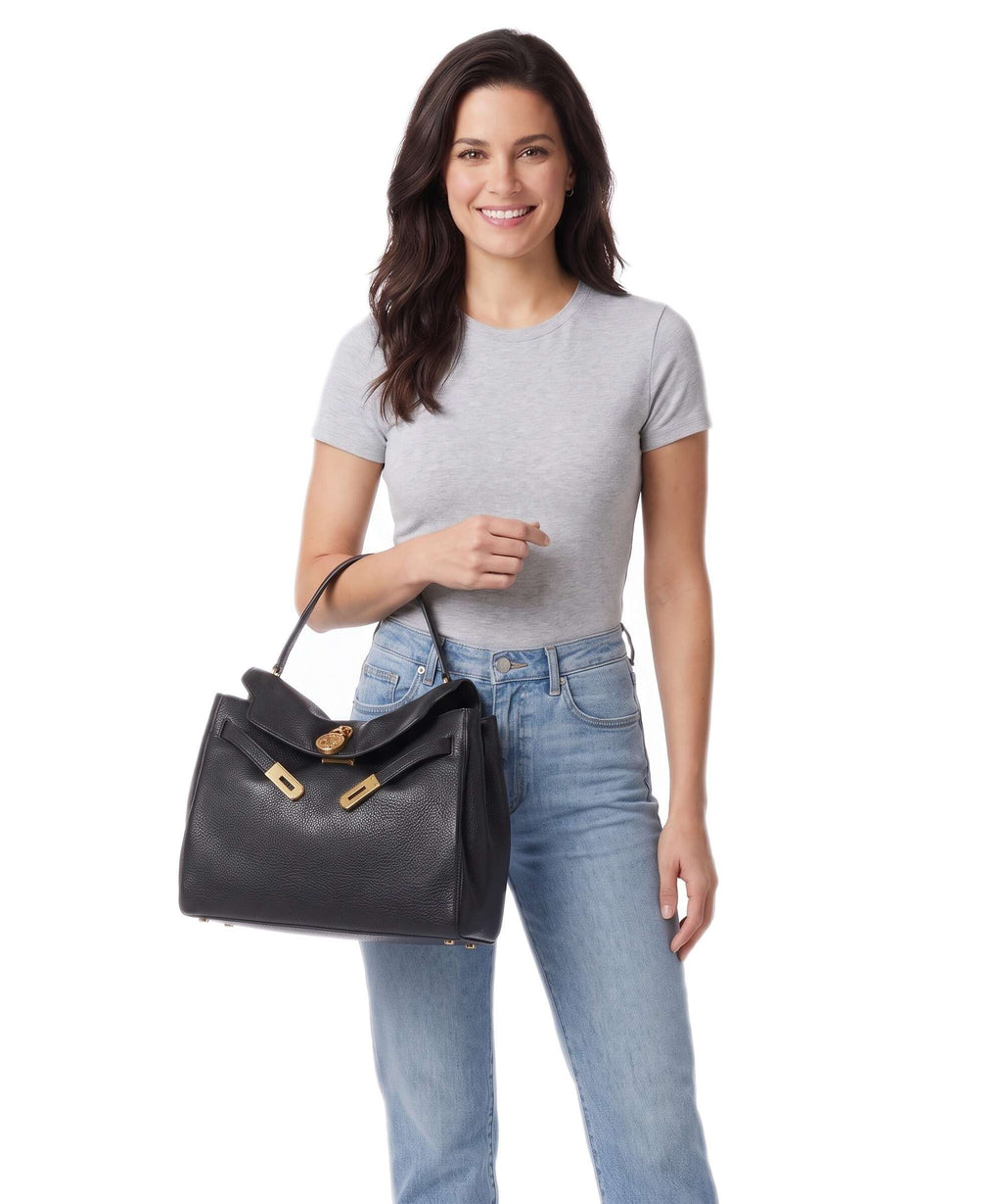Michael Kors Hamilton Moderne Large Handbag black