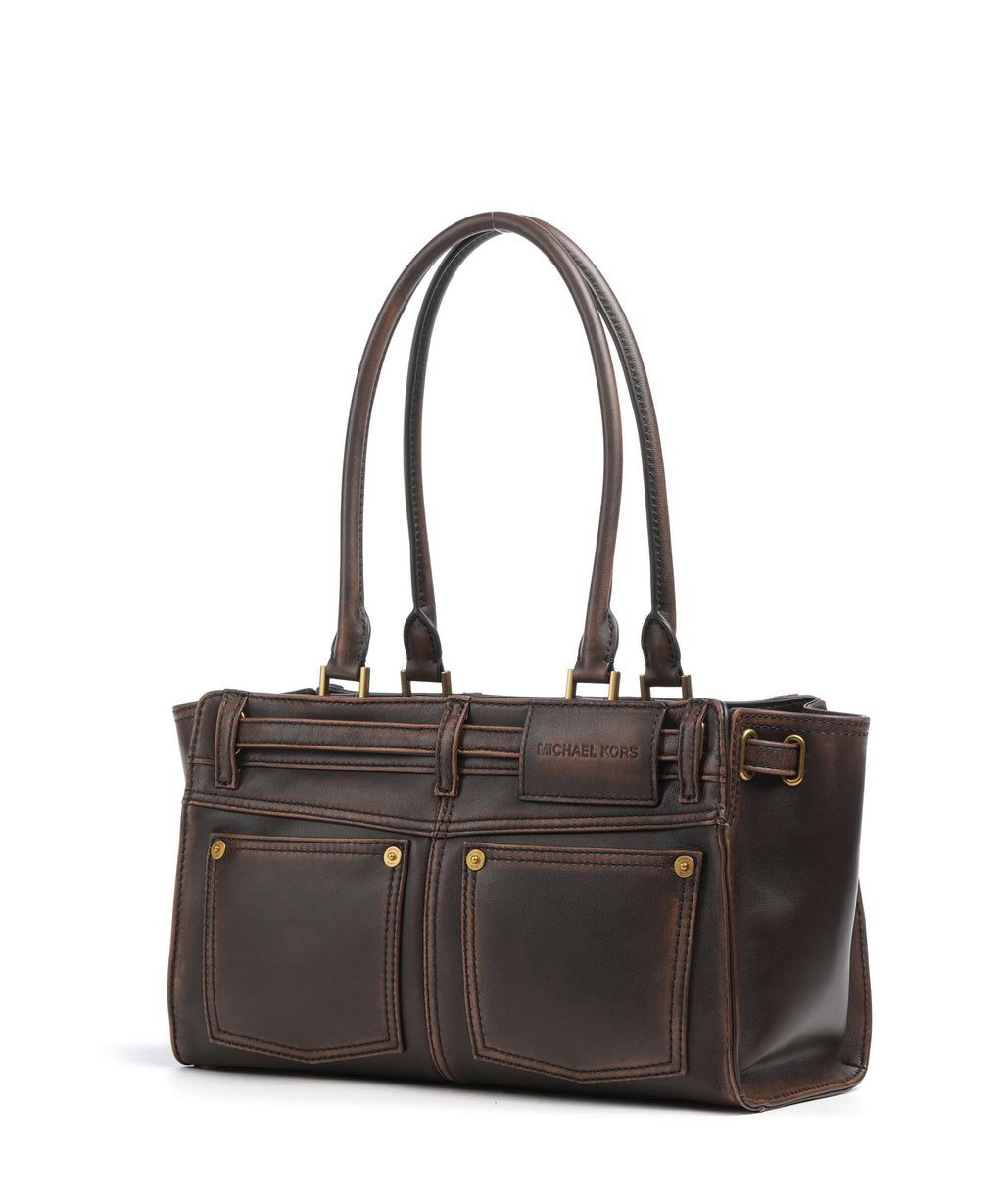 Michael Kors Hamilton Moderne Small Shoulder bag chocolate