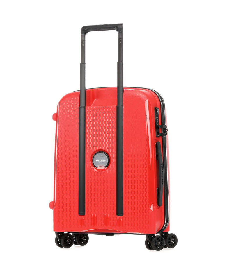 Delsey Paris Belmont Plus Slim Line Spinner (4 wheels) blasses rot