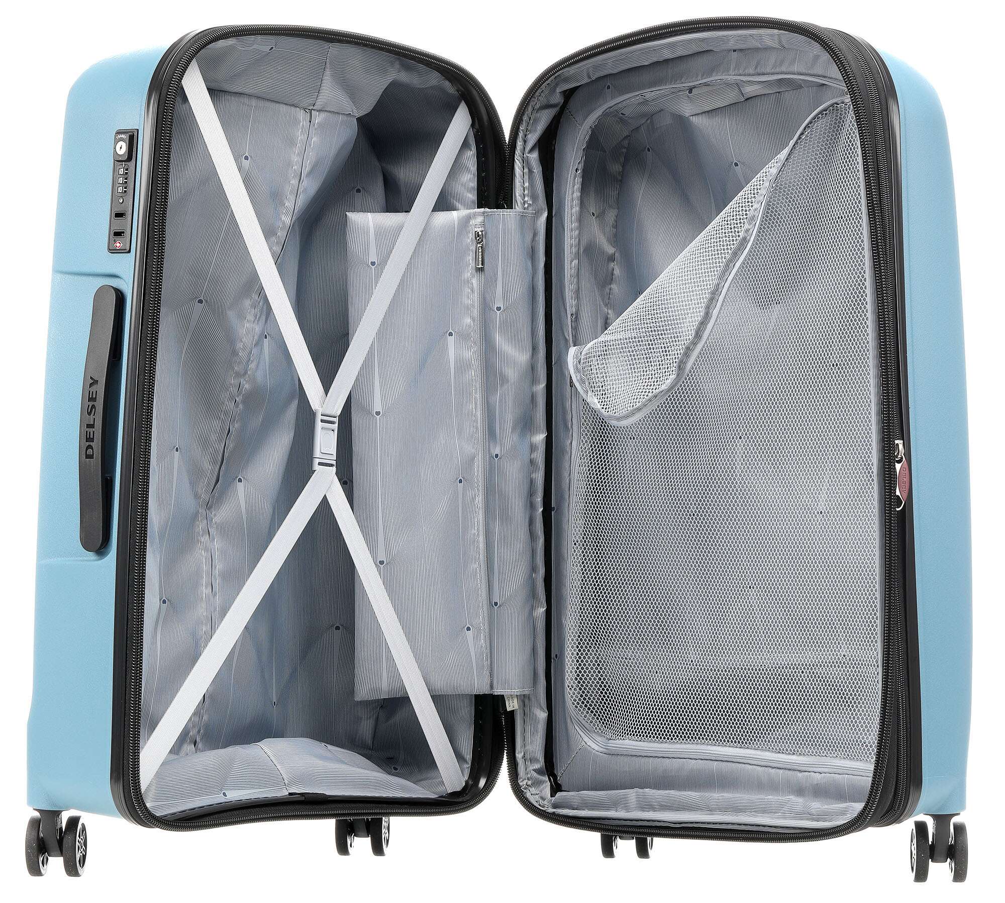 Delsey Paris Belmont Plus Spinner (4 wheels) zink blau