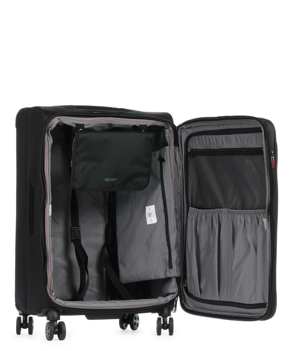 Delsey Paris Helium Dlx Spinner (4 wheels) schwarz