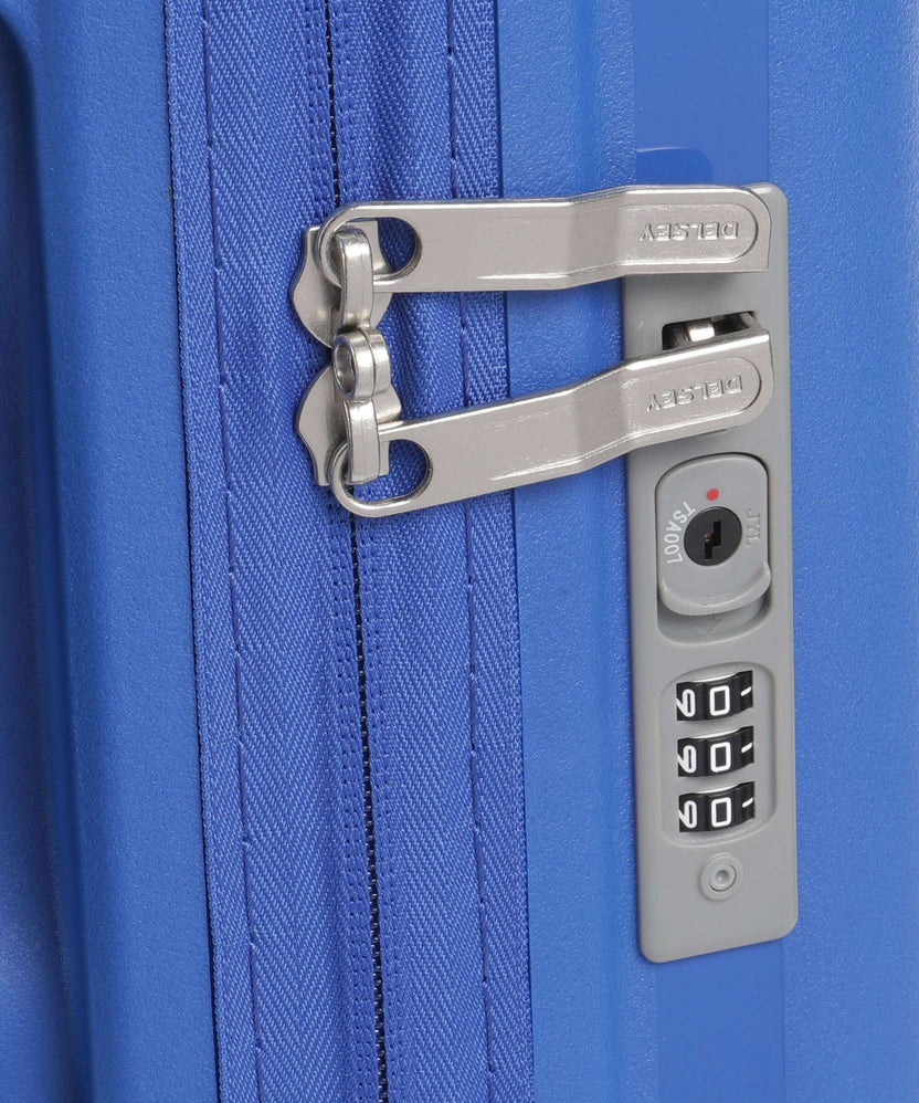 Delsey Paris Clavel Slim Line Spinner (4 wheels) blau