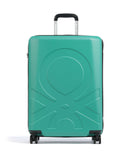 Delsey Paris x United Colors of Benetton Fabrica Trolley (4 wielen) green