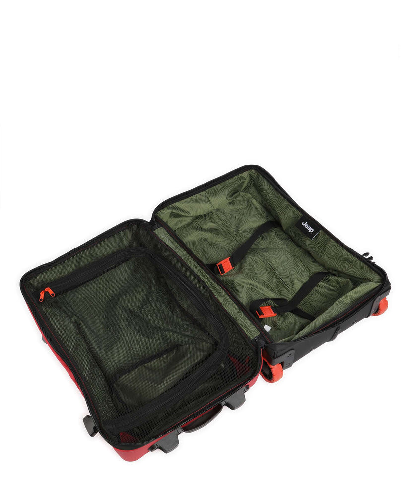 Jeep JS005A 55 Travel bag with wheels chili pepper red
