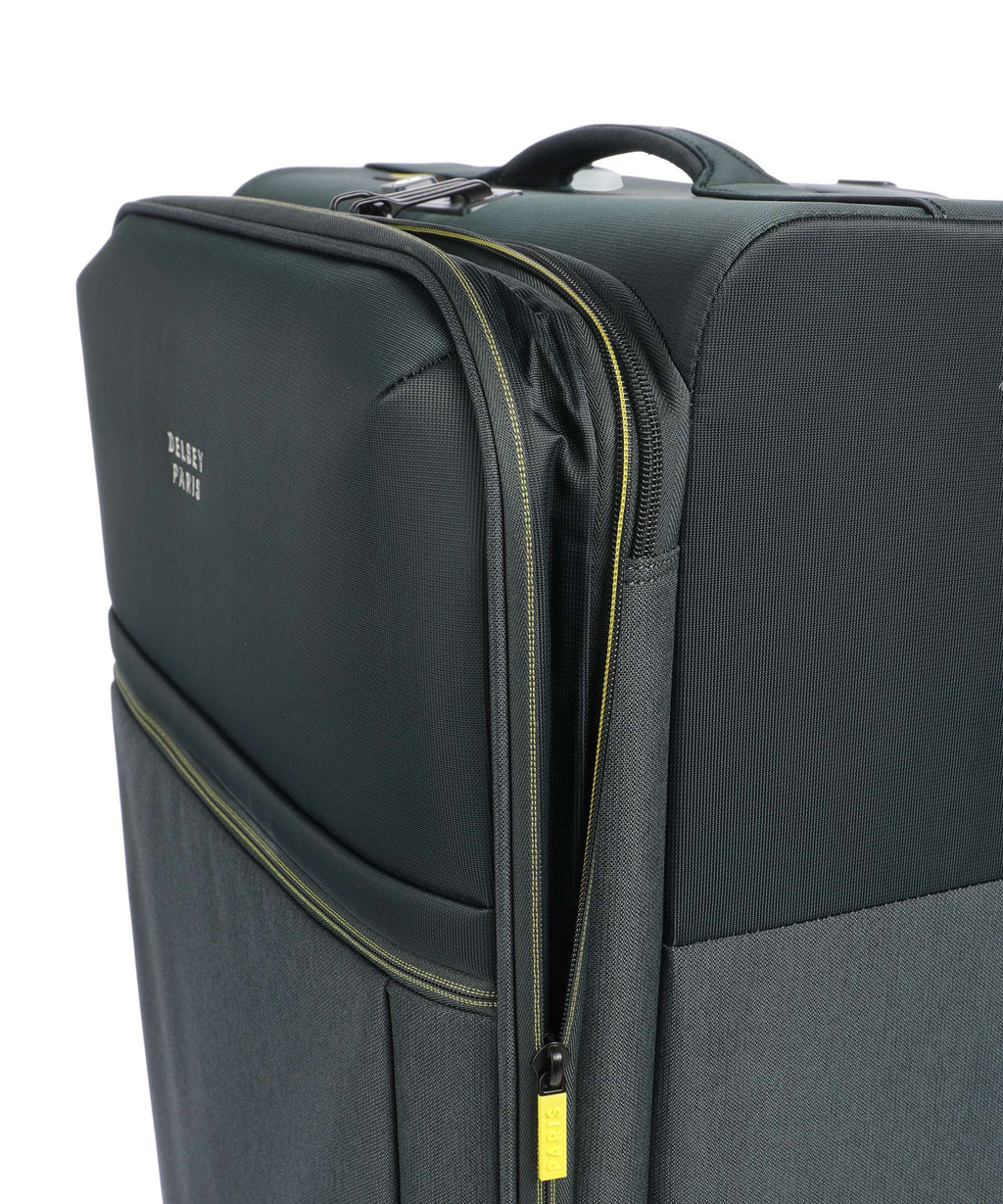 Delsey Paris Brochant 3 Spinner (4 wheels) kieferngrün