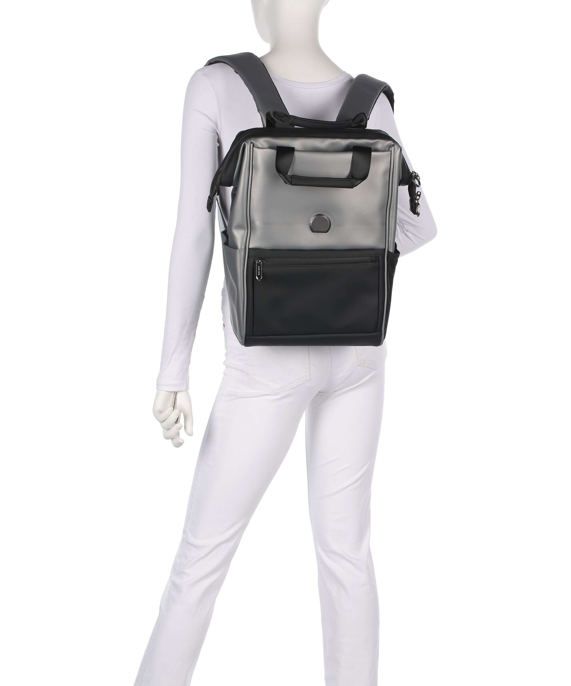 Delsey Paris Turenne Soft Backpack silber