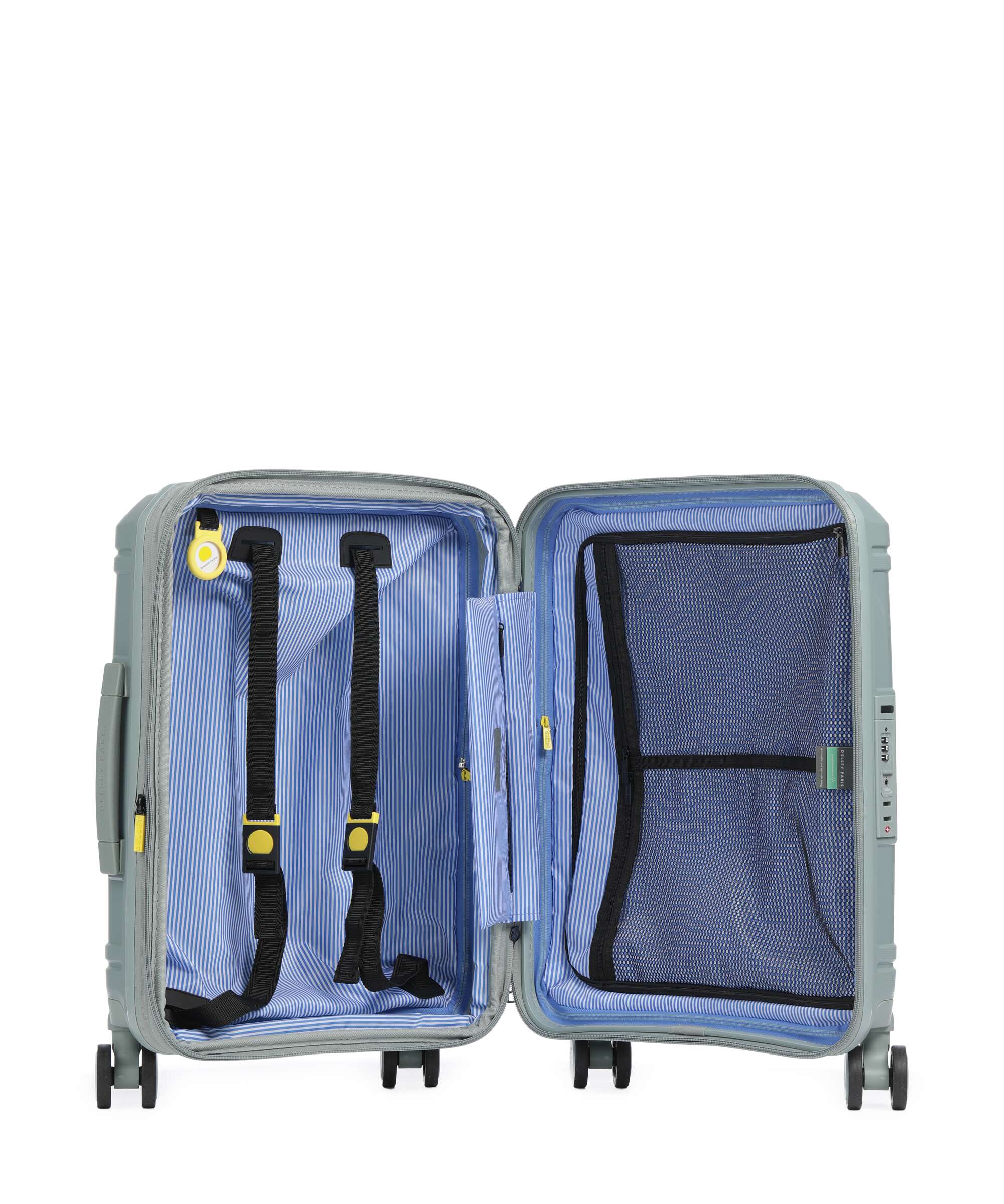 Delsey Paris Lutece Slim Spinner (4 wheels) sage green