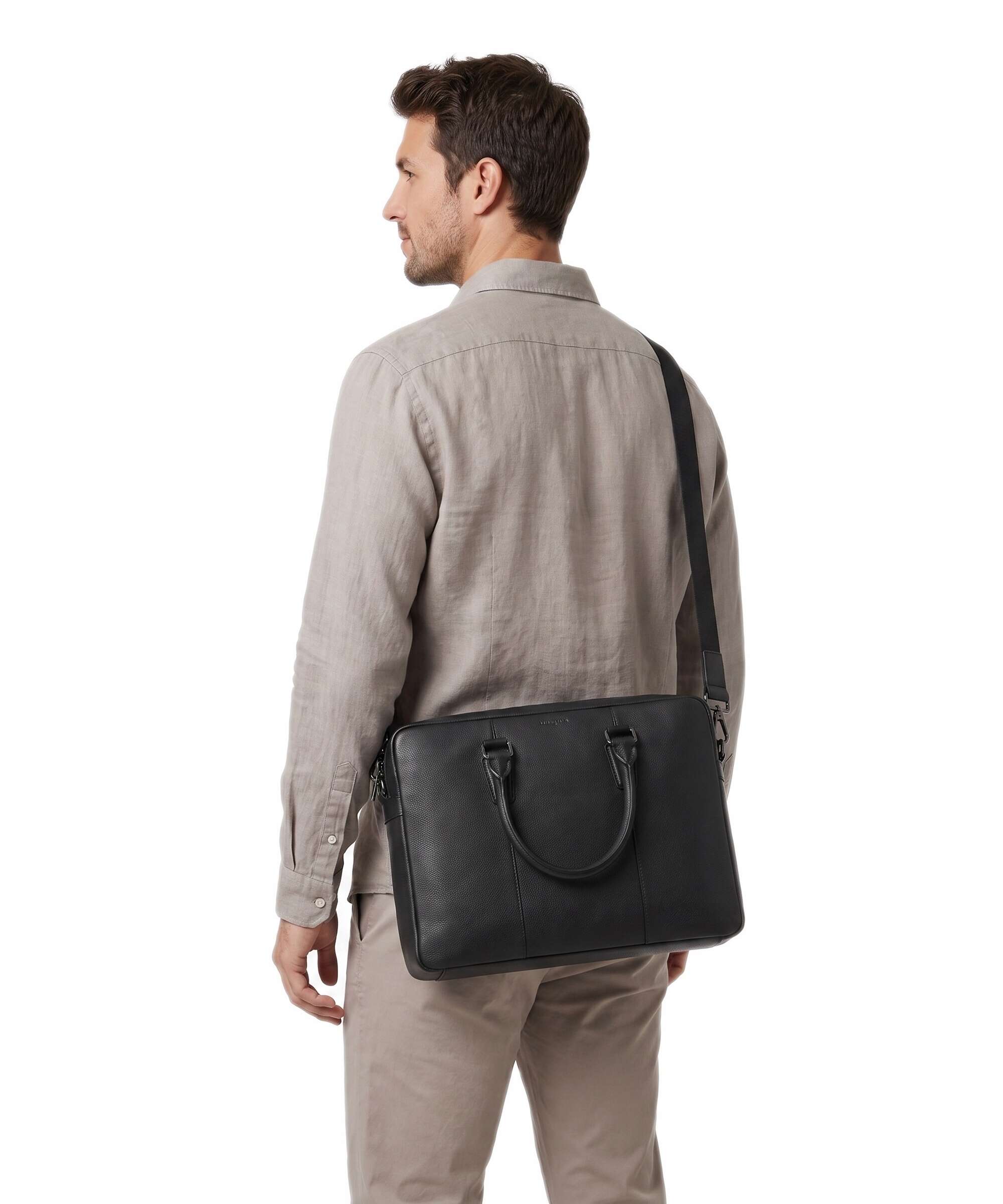 Le Tanneur Marceau Briefcase noir