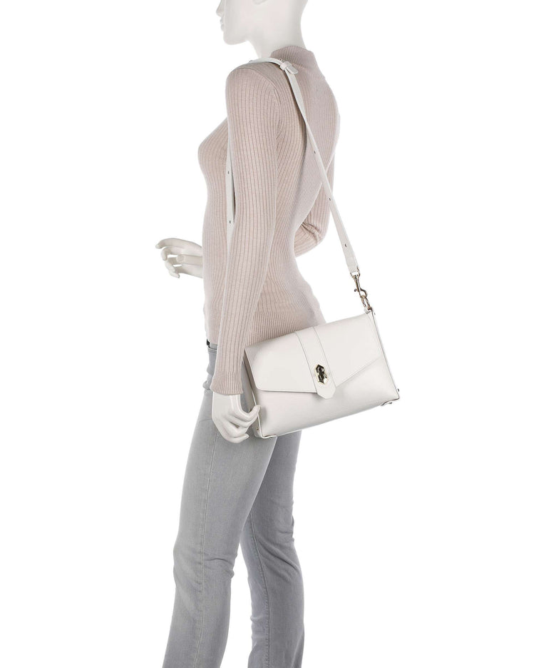 Lancaster Foulonne Double Crossbody bag blanc/nude