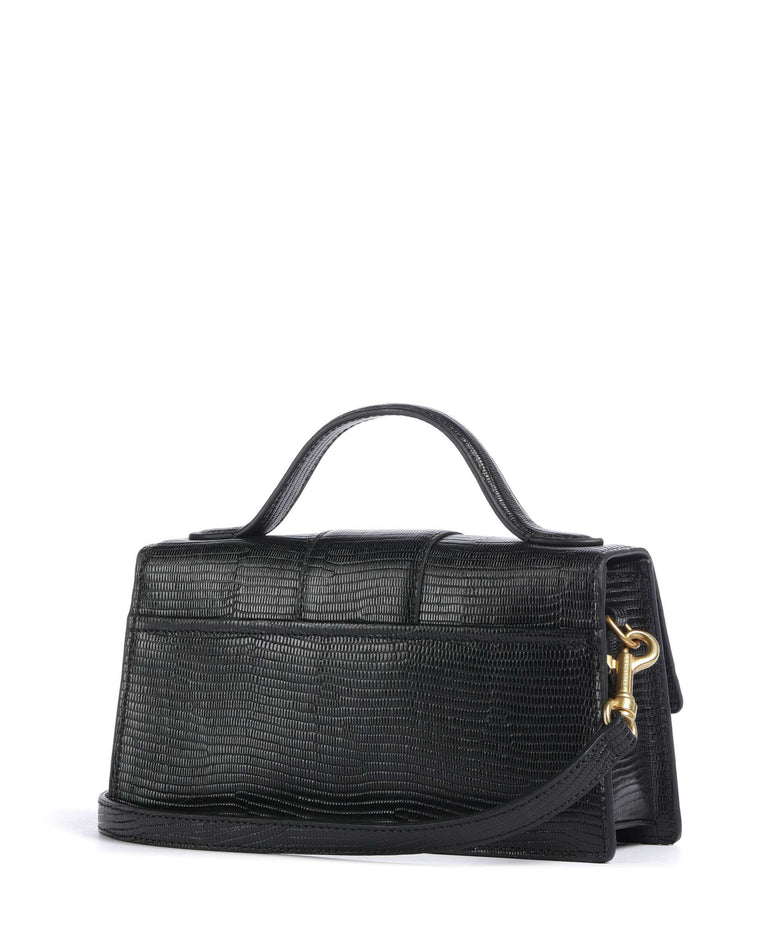 Lancaster Exotic Ily Crossbody bag noir/lézard