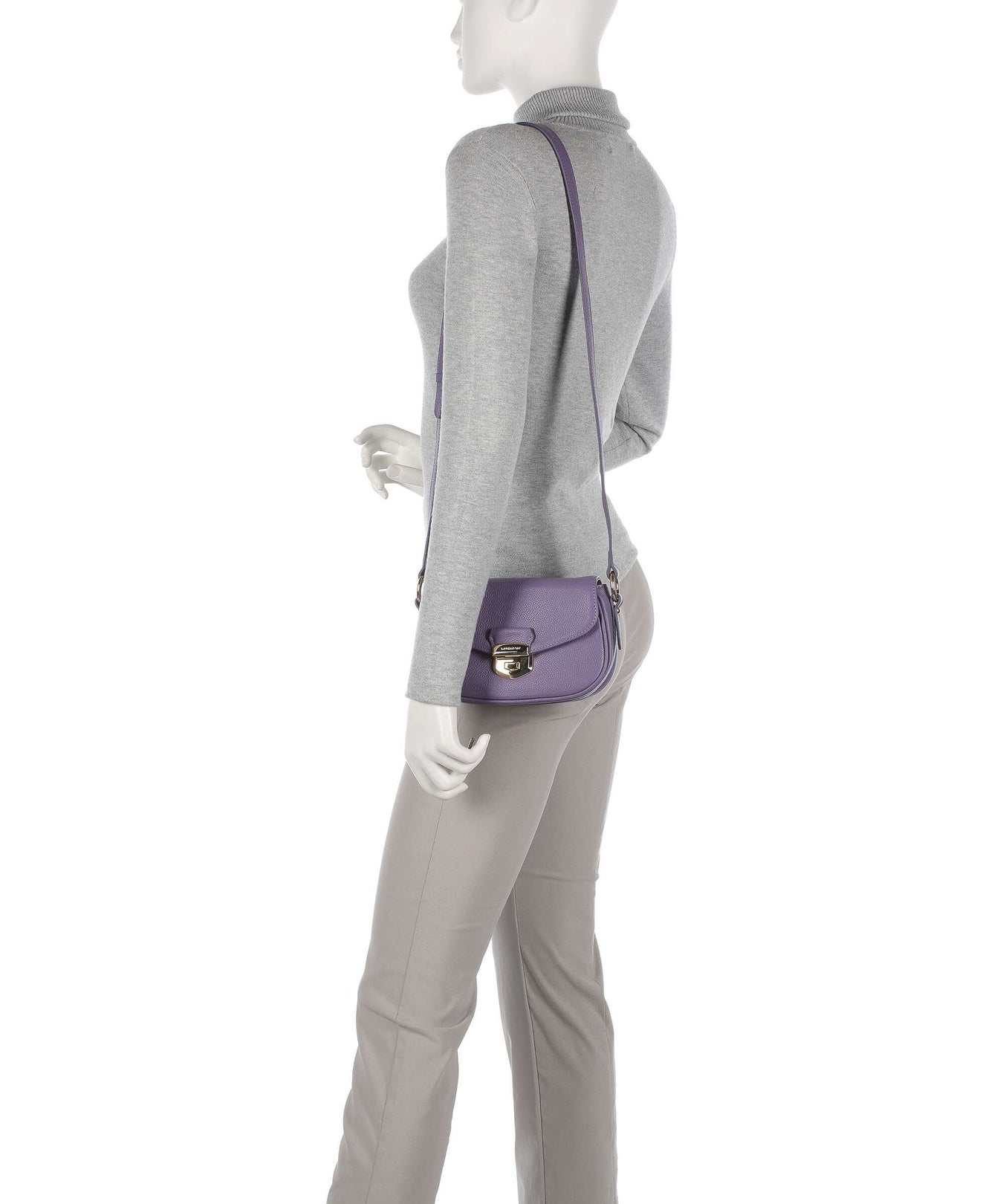 Lancaster Foulonné Milano Crossbody bag mauvefoncé