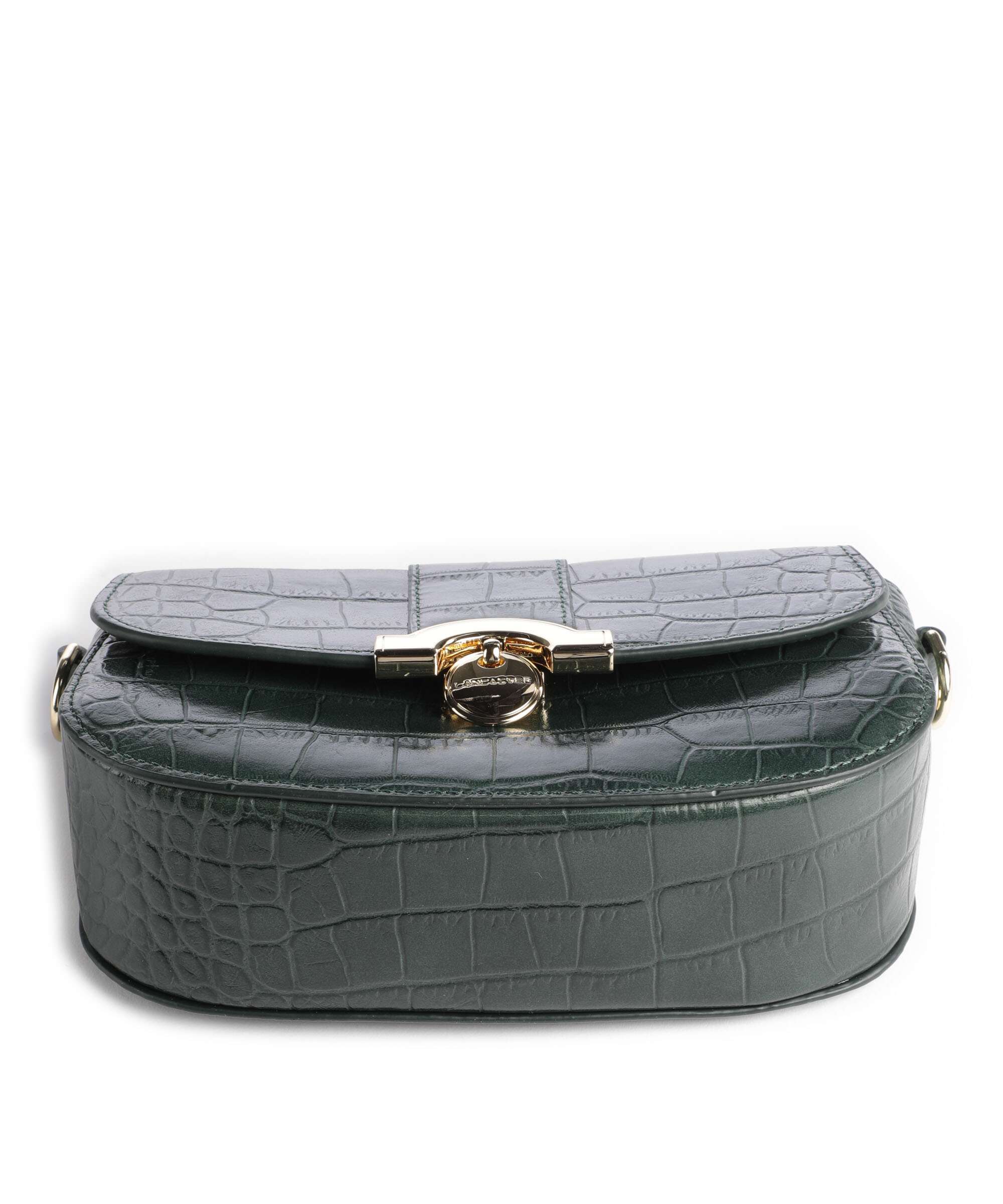 Lancaster Exotic Croco CN Crossbody bag vertforêt