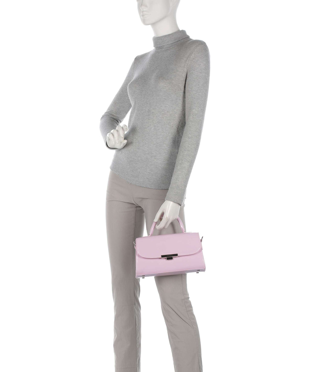 Lancaster Firenze Vernis Handbag rose