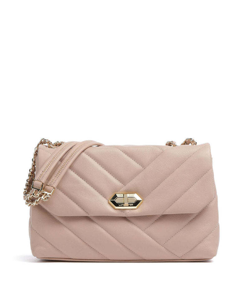 Lancaster Soft Matelassé Shoulder bag nuderose