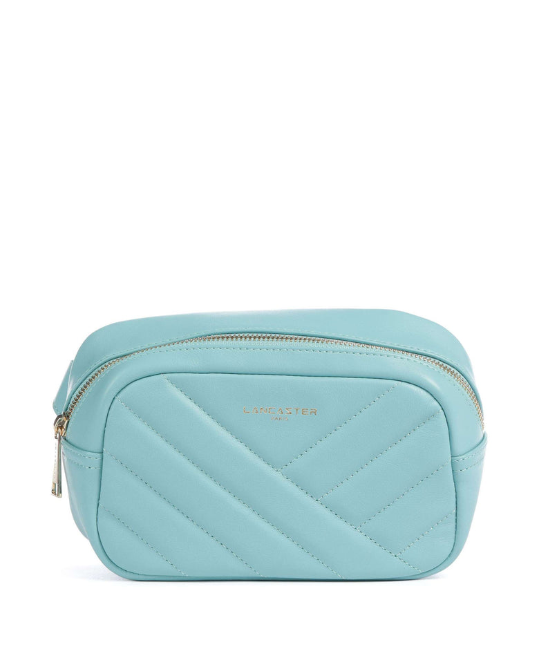 Lancaster Soft Matelassé Belt bag lagon
