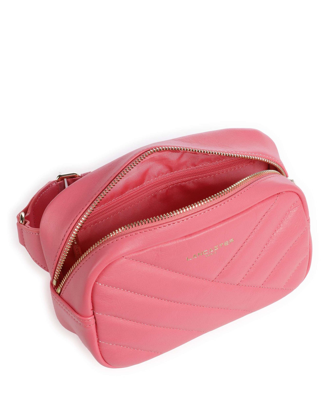 Lancaster Soft Matelassé Fanny pack rose fonce