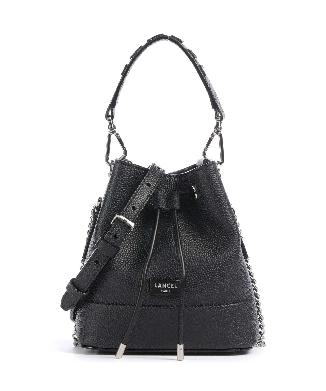 Lancel Ninon Mini Bucket bag black