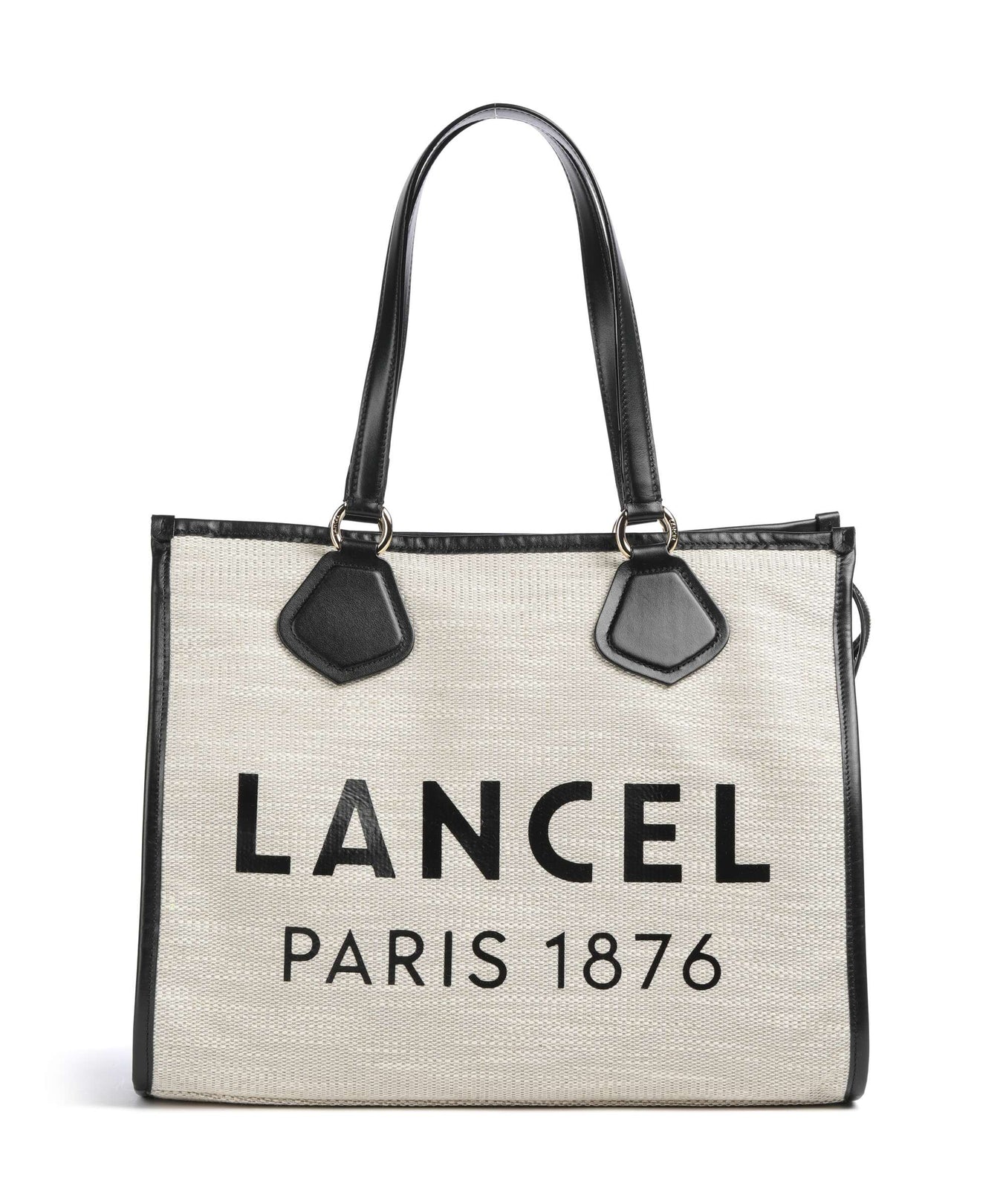 Lancel L Tote bag natural/black