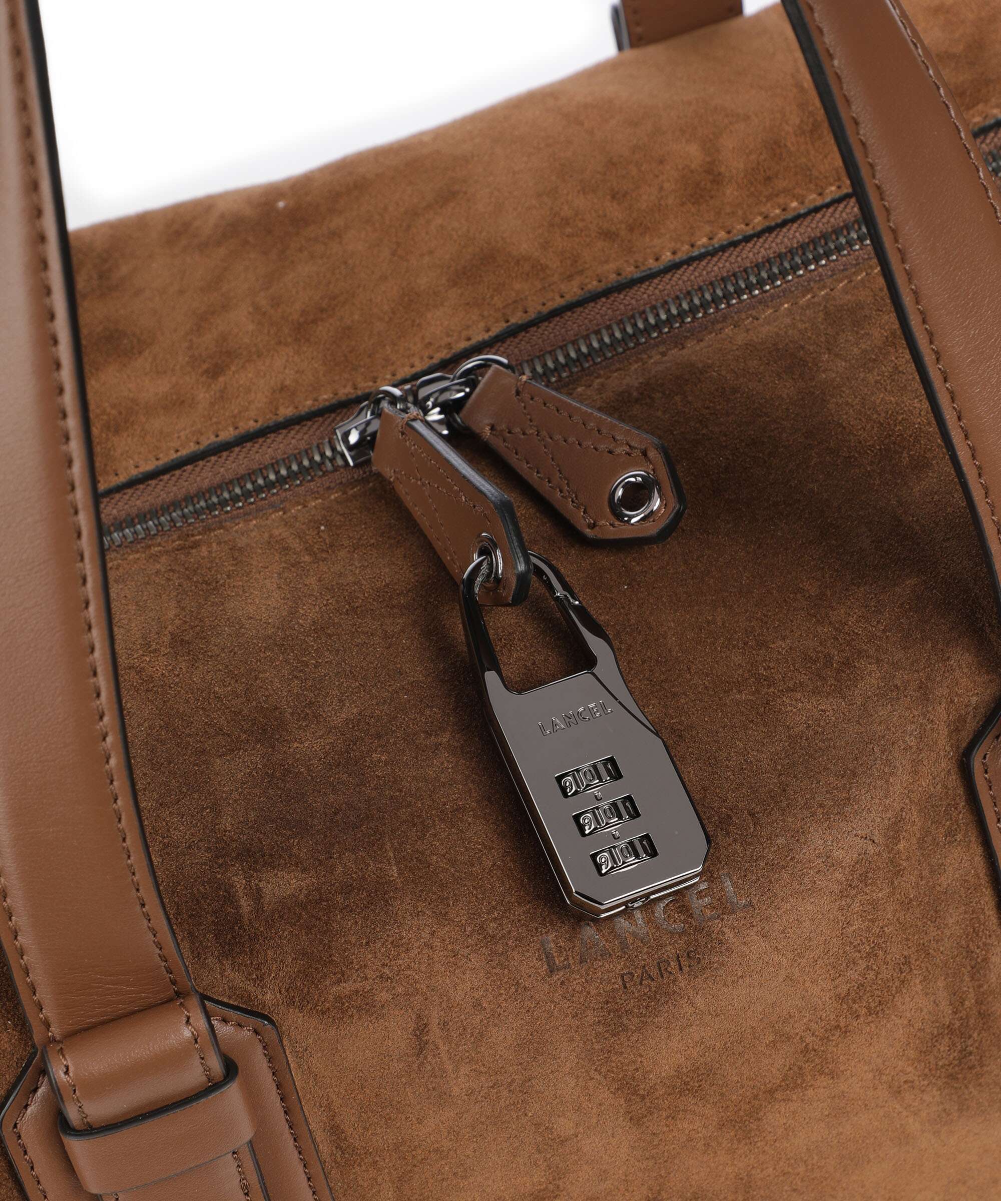 Lancel Charlie Weekend bag tobacco