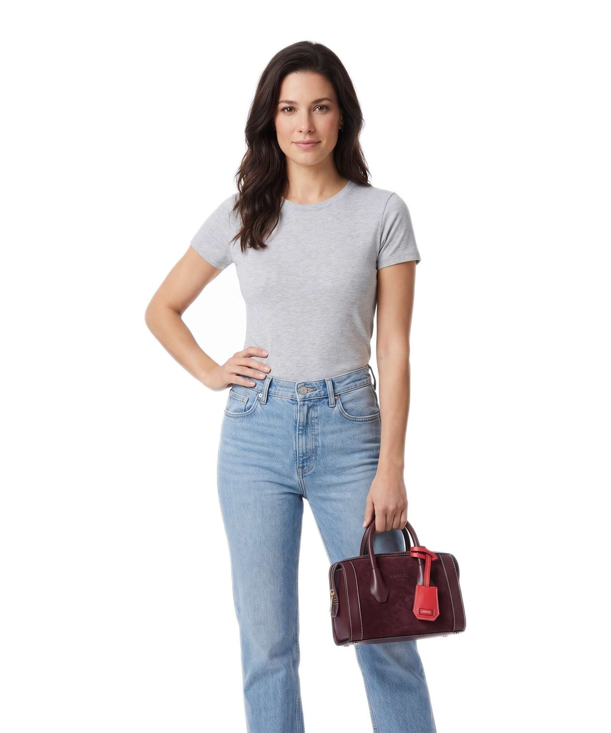 Lancel BCBG Mini Crossbody bag cassis