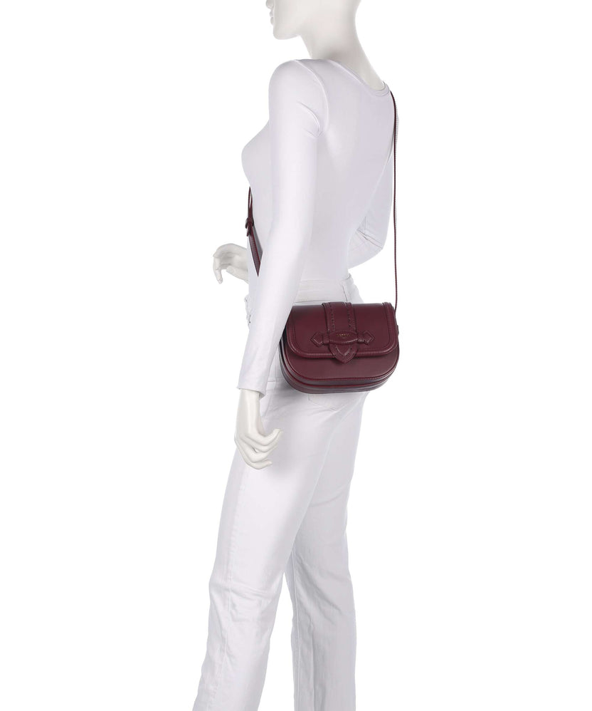 Lancel Sienna S Crossbody bag cassis