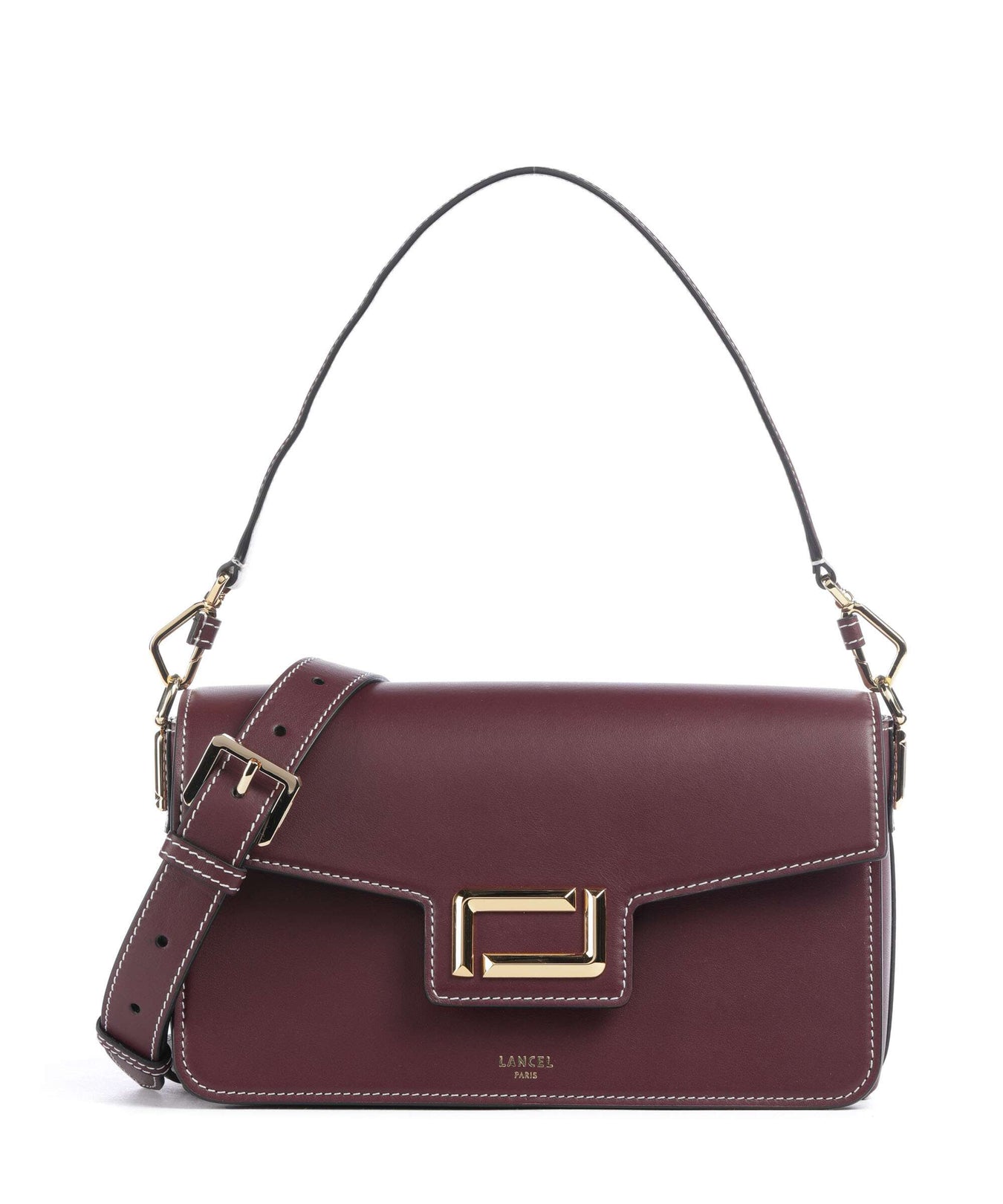 Lancel Angele M Shoulder bag cassis